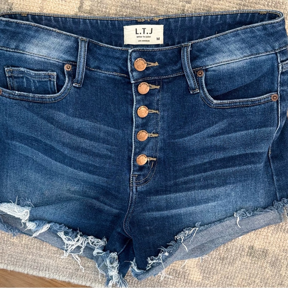 LTJ (Letter to Juliet) denim shorts 
Size M
